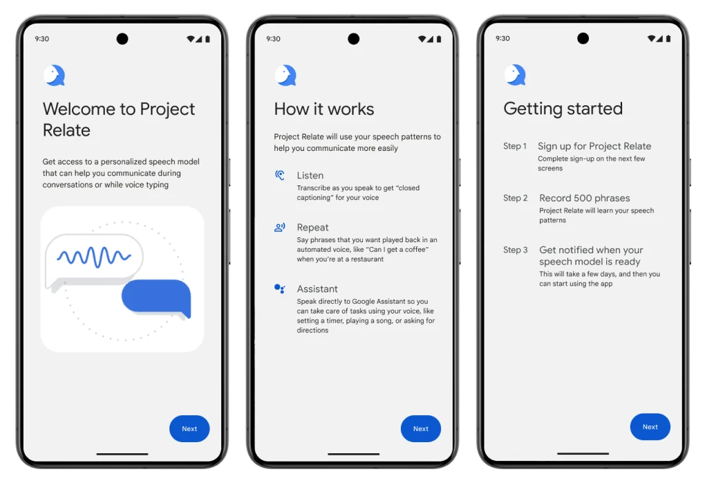 Feature education — Welcome, How it works, and Getting started