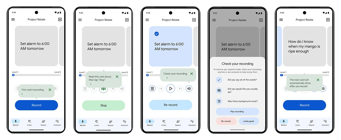 Onboarding recording flow with step-by-step tooltips